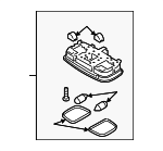 92850B2000BF3 - Body: Dome Lamp Assembly for Kia: Soul, Soul EV Image