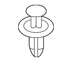 B45A56146A - Body: Rear Cover Fastener for Mazda: 3, 6, CX-3, CX-30, CX-5, CX-50, CX-70, CX-9, CX-90, MX-30 EV, MX-5 Miata Image