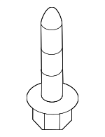 9CF600516B - Body: Under Cover Screw for Mazda: 2, 3, 5, 6, CX-3, CX-30, CX-5, CX-50, CX-7, CX-70, CX-9, CX-90, Miata, MPV, MX-30 EV, MX-5 Miata, Protege, Protege5, RX-8 Image