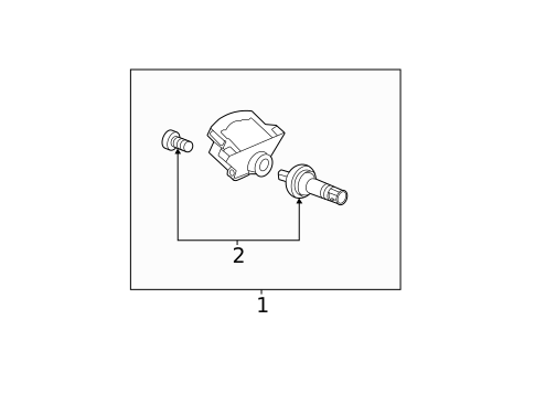 Tire Pressure Monitor Components for 2023 Acura MDX #0