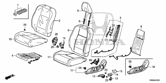 Front Seat (Driver Side) (Sports Seat) for 2013 Honda Civic #0