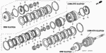 22344P5DA01 - Transmission - Automatic: DISK, SECOND CLUTCH for Acura Image