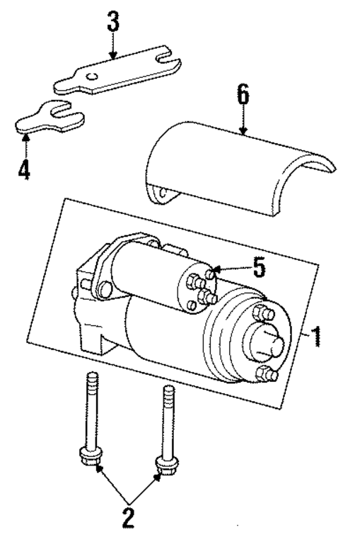 Starter for 1988 Chevrolet K1500 Pickup #1