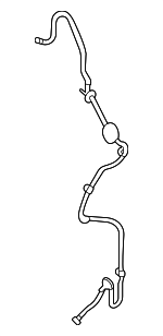 LR155780 - Body: Washer Hose for Land-Rover Image