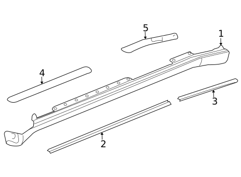 Exterior Trim - Pillars for 2006 Saab 9-7x #0