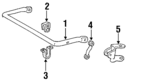 F3TZ5482A - Suspension: Stabilizer Bar for Ford: Explorer, Ranger Image