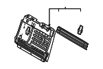 710180C110 - Body: Seat Back Frame for Toyota Image