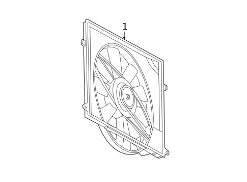 Condenser Fan for 2001 Mercedes-Benz S600 #0