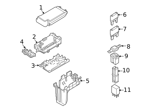 Fuse & Relay for 2007 Lincoln MKX #0