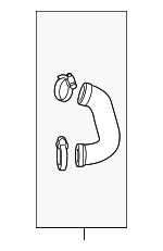 7L6145972G - Cooling System: Air Hose for Volkswagen: Touareg Image