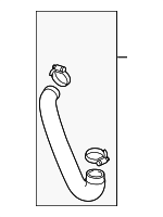 7L6145790J - Fuel System: Inter-cooler Hose for Volkswagen: Touareg Image