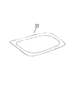 68092701AA - Glass: Quarter Window Glass, Left for Dodge: Durango Image