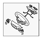 561101M870DAMDS - Steering: Steering Wheel for Kia: Forte, Forte Koup Image