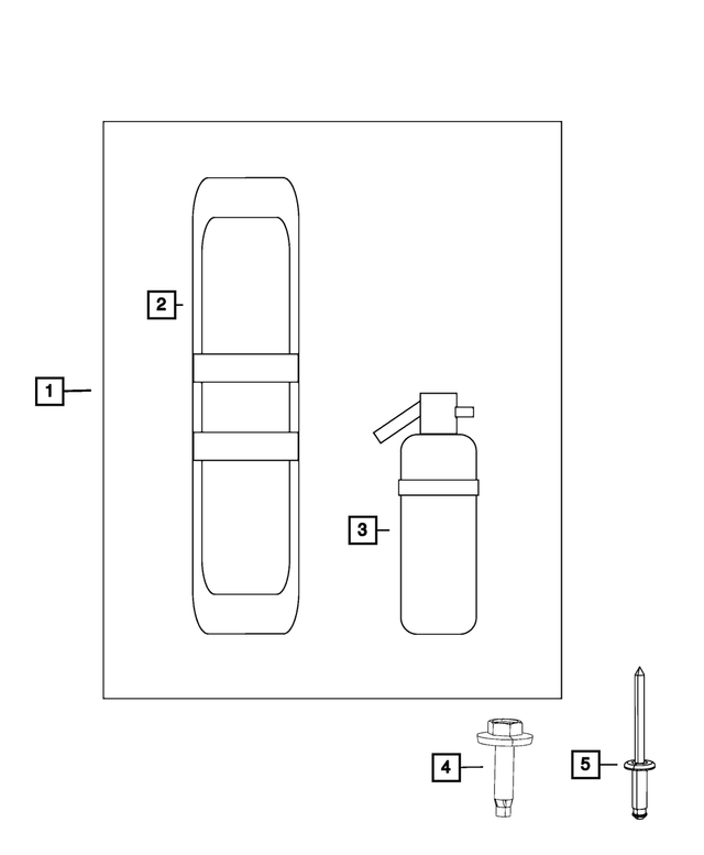 55352852AA - Wheels: Tool Set for Mopar Image image