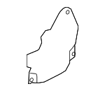 61208XA00A - Body: Pad for Subaru Image