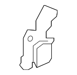 72126AG040 - HVAC: Duct Cover for Subaru: Ascent, Crosstrek, Forester, Impreza, Legacy, Outback Image