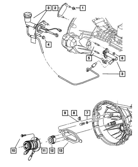 Clutch Controls for 2004 Dodge Ram 2500 #0