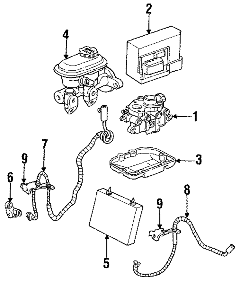 Hydraulic System for 1996 Saturn SC1 #0