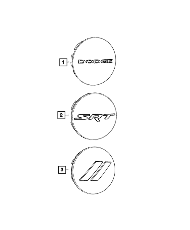 5QW99MALAA - : Wheel Center Cap for Mopar Image