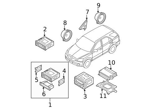 Sound System for 2005 Kia Sorento #0