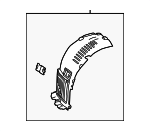 2326906900 - : Ft Fender Liner for Mercedes-Benz Image