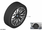 36112361510 - Retrofitting / Conversion / Accessories: Rdci Wheel &amp; Tire, Summer, Black for BMW: 320i, 320iX, 328d, 328dX, 328i, 328iX, 330e, 330i, 330iX, 335i, 335iX, 340i, 340iX, 428i, 428iX, 430i, 430iX, 435i, 435iX, 440i, 440iX, Hybrid 3 Image image