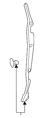 51357349663 - : Front Weather-Strip for BMW: X1 Image