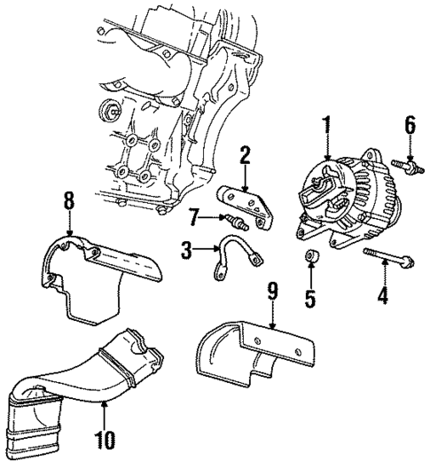 Alternator for 1996 Chevrolet Monte Carlo #0