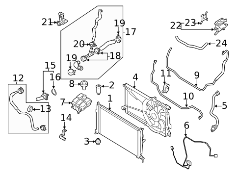 Radiator & Components for 2012 Mazda 3 #4