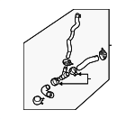 L3CE1518Y - Cooling System: Lower Hose for Mazda: 3 Image