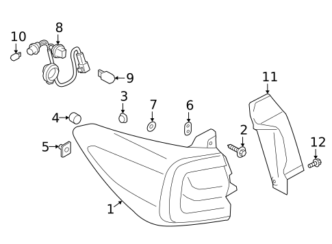 Bulbs - Chassis for 2023 Subaru Outback #0