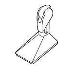 95B713139D2W0 - : Shift Knob for Porsche: Macan Image