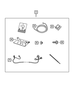 5142940AA - Mopar Accessories - Component Parts: Clip for Chrysler: PT Cruiser | Dodge: Caliber, Ram 3500 | Jeep: Compass, Grand Cherokee, Patriot Image