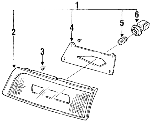 Side Marker Lamps for 1993 Subaru SVX #0
