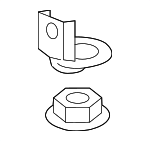 741713A0A00 - Cooling System: Radiator Assembly Upper Bracket for Honda Image