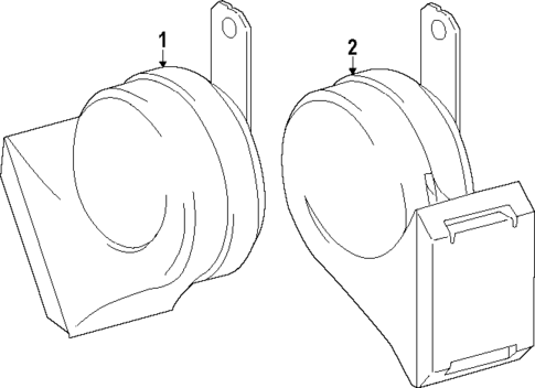 Horn for 2025 Toyota Tacoma #0