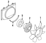21051V5000 - : Engine Water Pump Pulley for Nissan Image