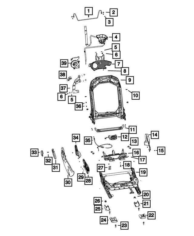 7TA76TX7AA - : Seat Recliner Shield for Mopar Image