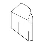 645172W000 - Body: Apron Panel Bracket for Hyundai Image