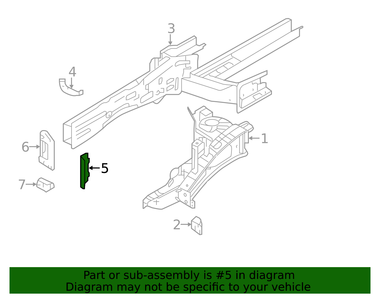 Hyundai - 64646-2W000 - Front Extension - 2013-2019 Hyundai | OEM ...