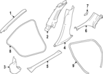 Windshield Pillar Trim