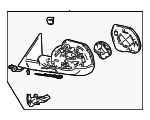 879100C692 - Body: Mirror Assembly for Toyota Image