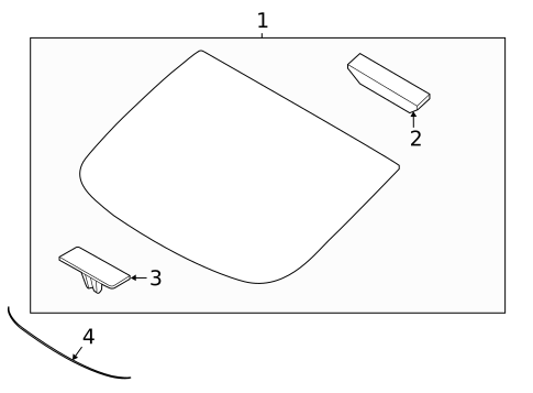 Glass & Hardware - Back for 2022 Hyundai Sonata #0