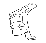 YF1Z5431013ABB - Body: Interior Quarter Panel Trim Panel for Ford Image