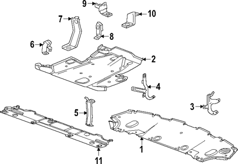Under Cover & Splash Shields for 2025 Acura ZDX #0