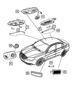 5JG55HL1AD - Electrical: Dome Lamp for Mopar Image