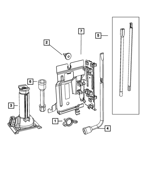 Jack Stowage for 2011 Ram 3500 #1
