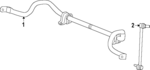 546106SA0D - Suspension: Stabilizer Bar for Nissan: Murano, Pathfinder Image