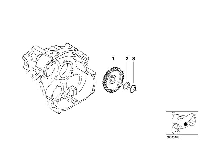 11417700133 - : Gear Wheel - 31 for BMW-Motorrad Image