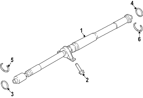 Drive Shaft for 2025 Porsche Panamera #0